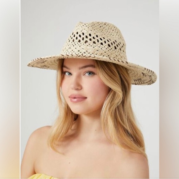 Straw Fedora - Parchment Beige - Picture 1 of 4